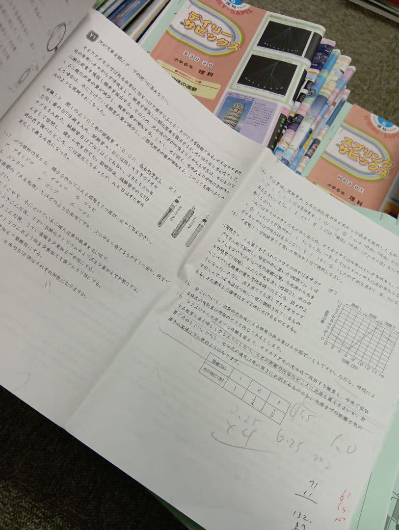 サピックス６年理科　デイリー/夏期集中/春夏/土特 /日特　中古　２０２６年受験