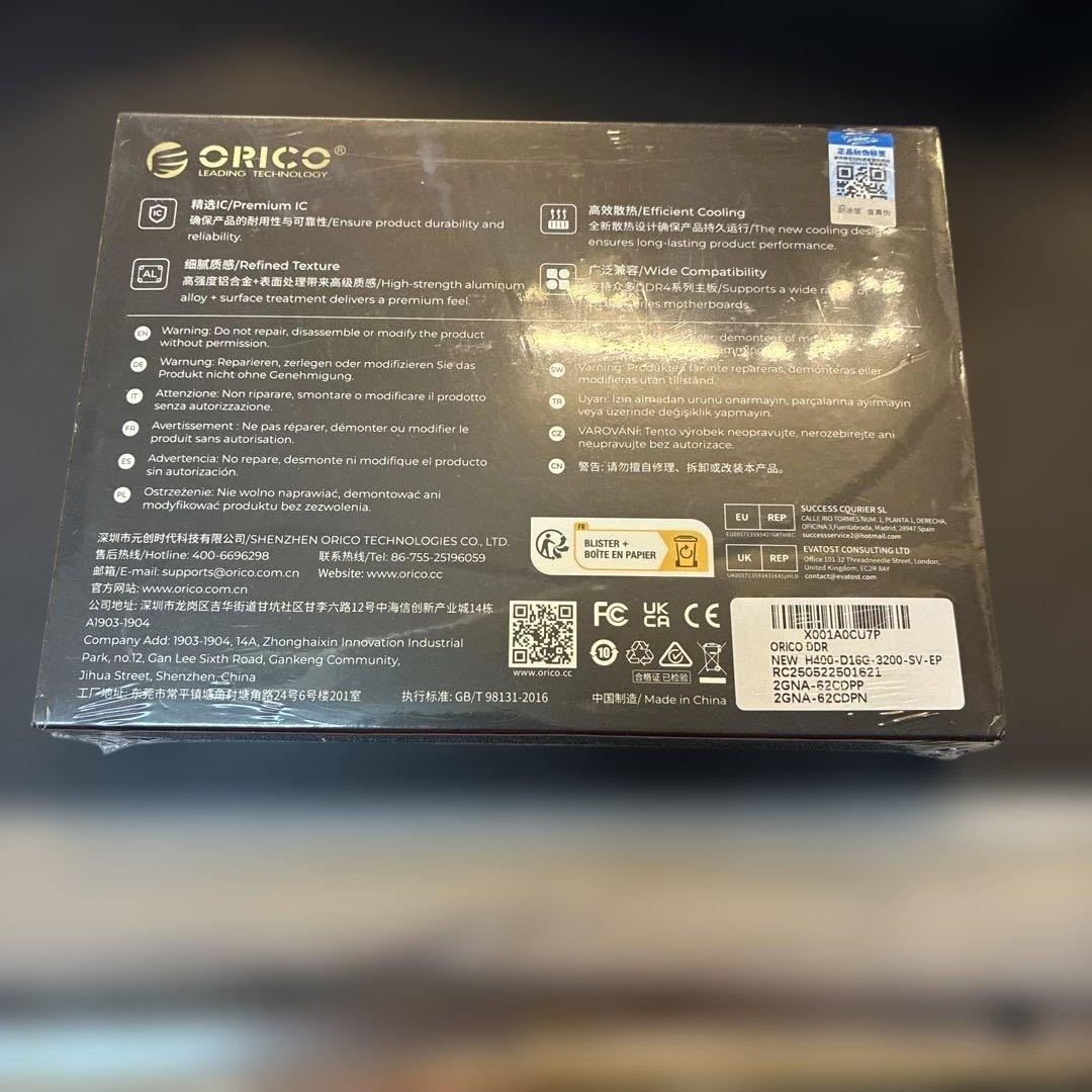ORICO Raceline Racer DDR4メモリ開封未使用
