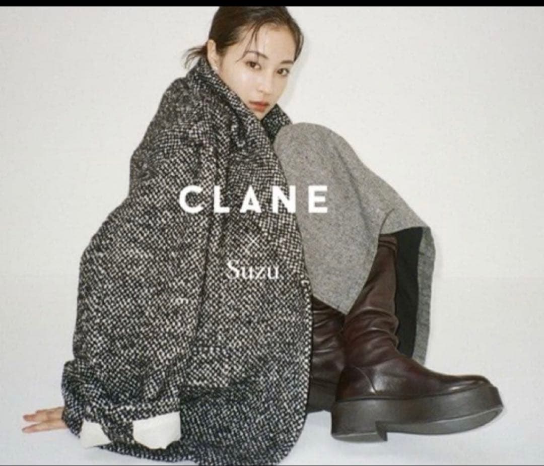 SuzuHirose×CLANE MIX COLOR OVER COAT クラネ