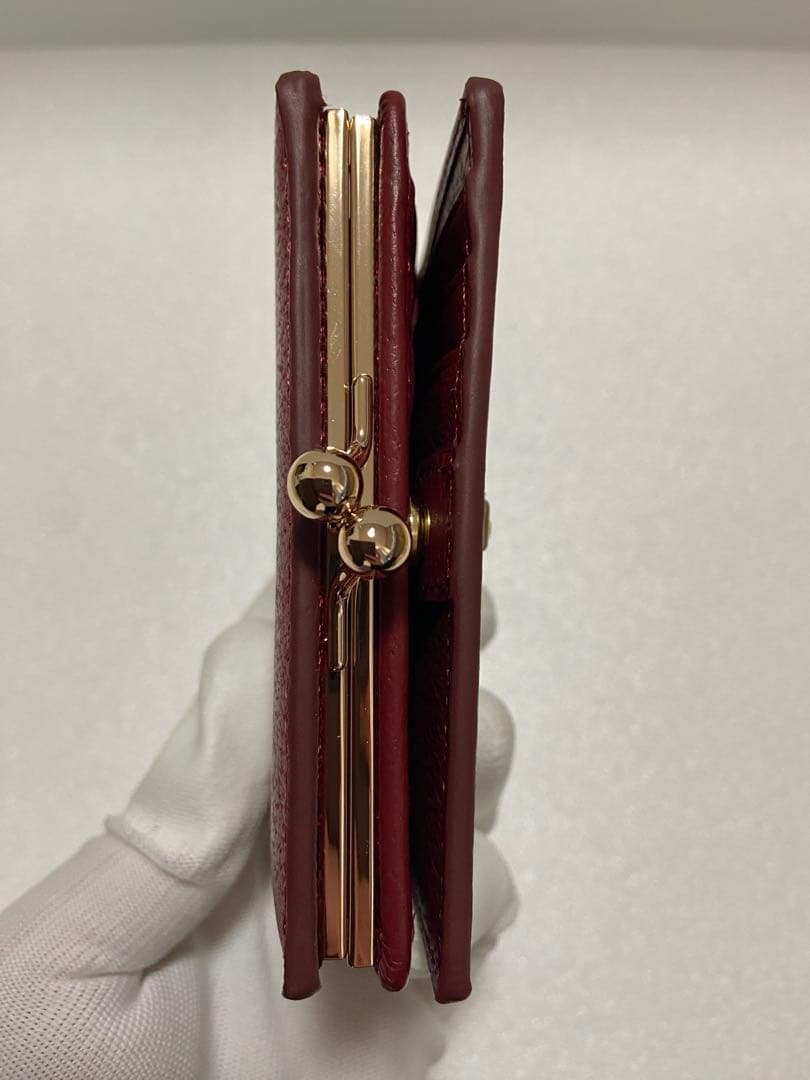 【新品未使用】Vivienne Westwood 二つ折り財布 ワインレッド