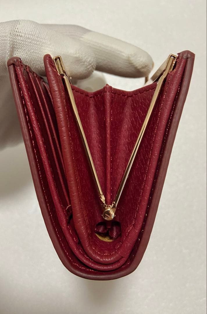 【新品未使用】Vivienne Westwood 二つ折り財布 ワインレッド