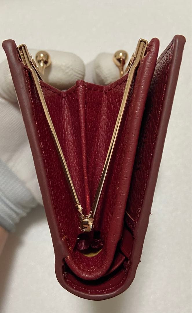 【新品未使用】Vivienne Westwood 二つ折り財布 ワインレッド