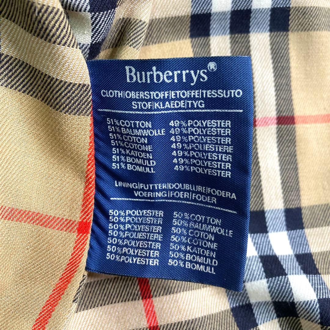 Burberry ステンカラーコート ノバチェック 英国製 レディース M