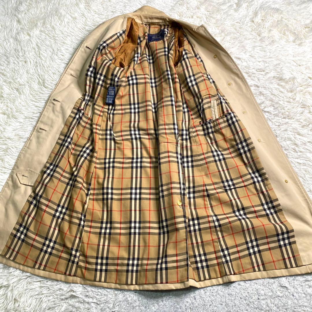 Burberry ステンカラーコート ノバチェック 英国製 レディース M