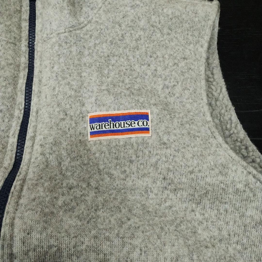 WAREHOUSE　サイズМ　フリースベスト