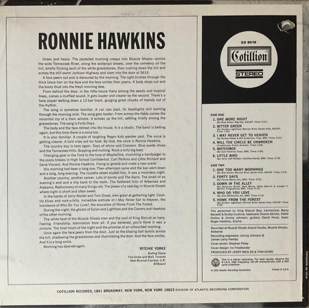 洋楽 RONNIE HAWKINS