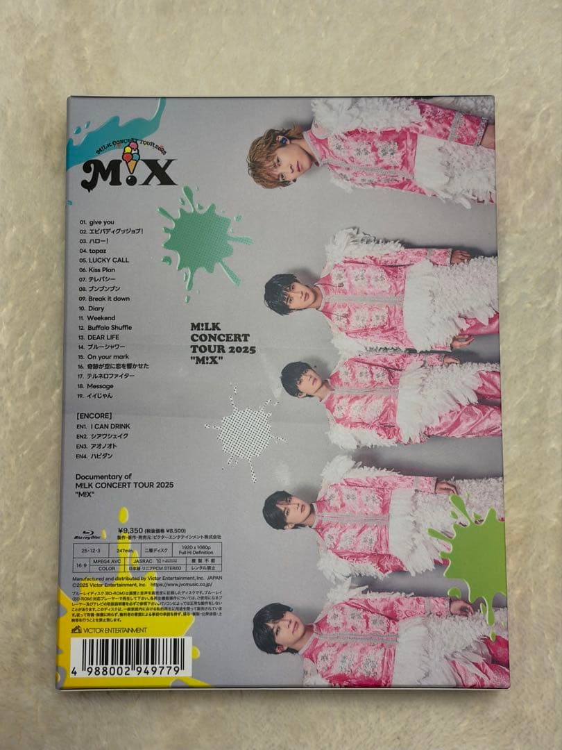 M!LK/CONCERT TOUR 2025「M!X」初回限定盤Blu-ray