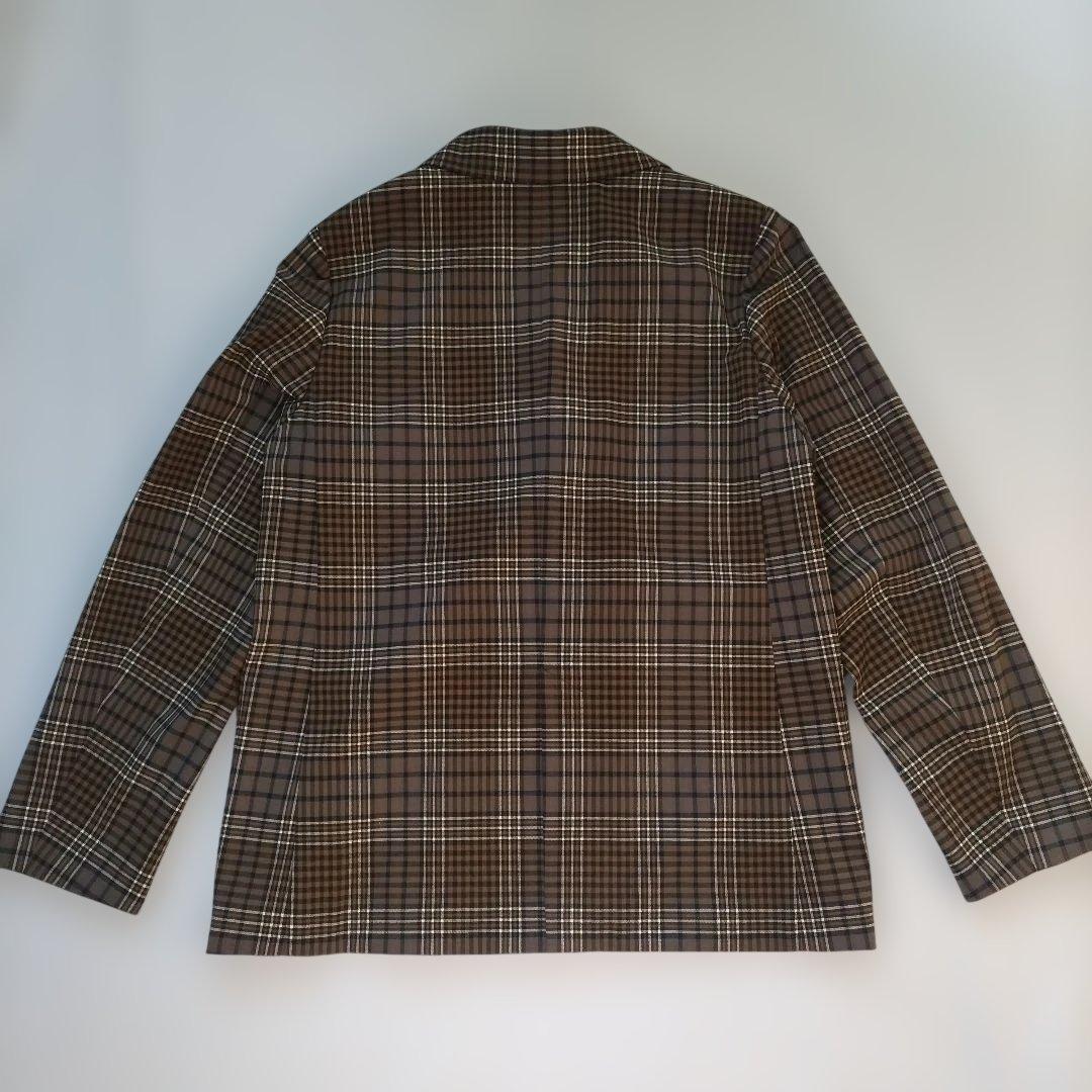 yukariさま専用〈手洗い可能〉ウール混 チェック ダブルボタン ジャケット