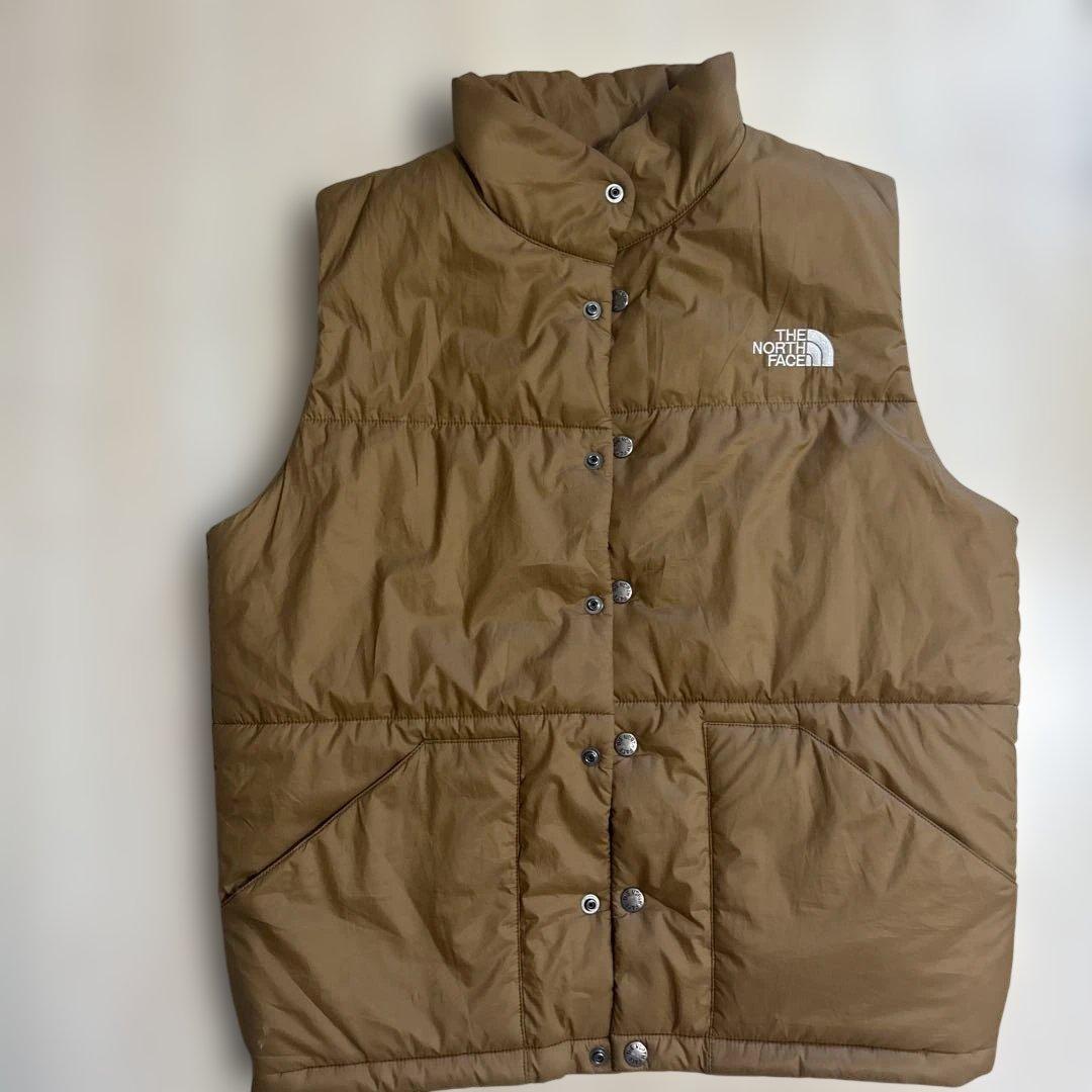 THE NORTH FACE ダウンベスト ブラウン