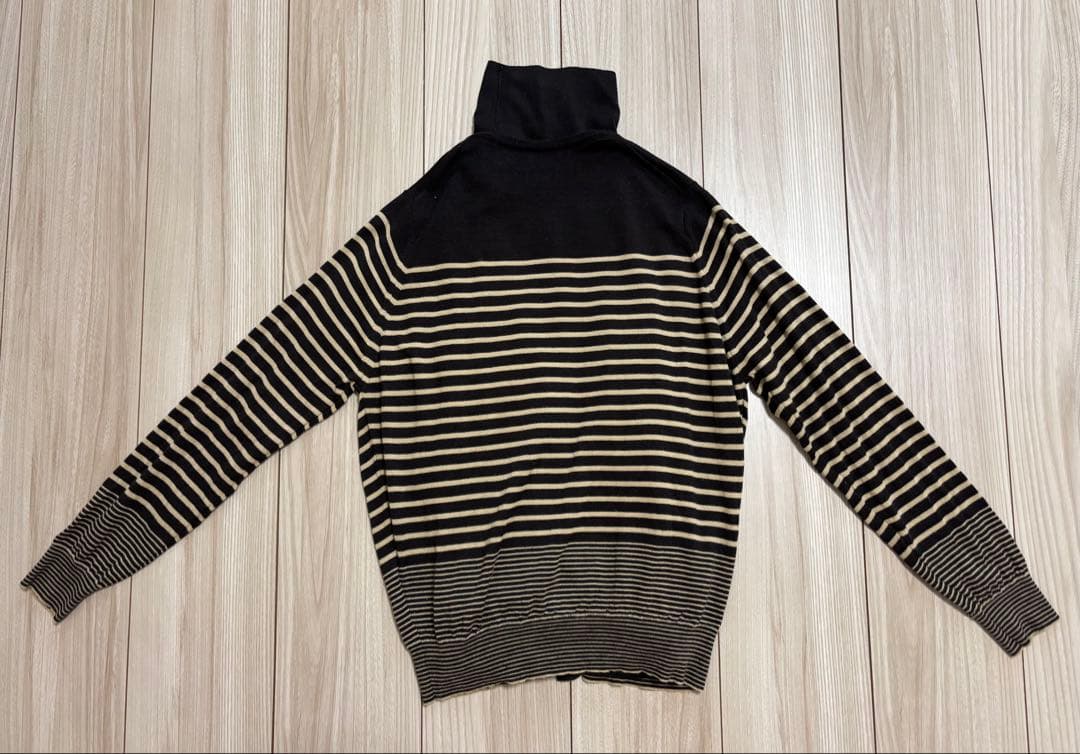 JOHN SMEDLEY ストライプカーディガン アンサンブル