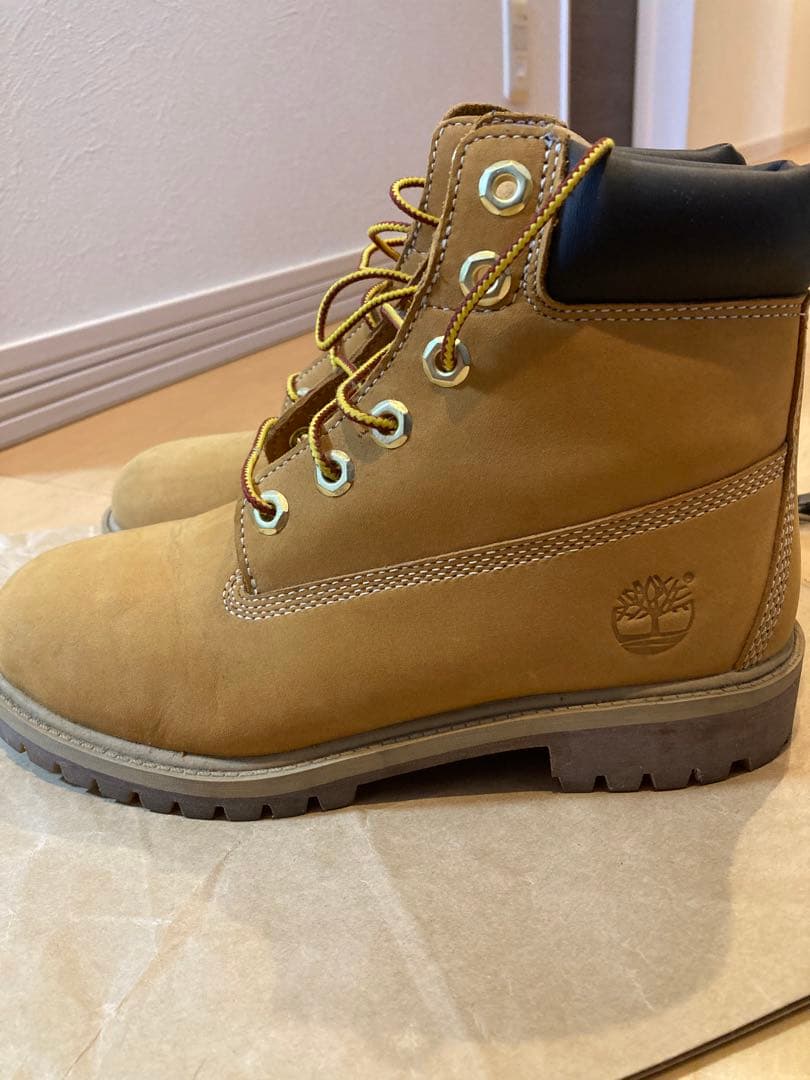 Timberland ベージュ ワークブーツ