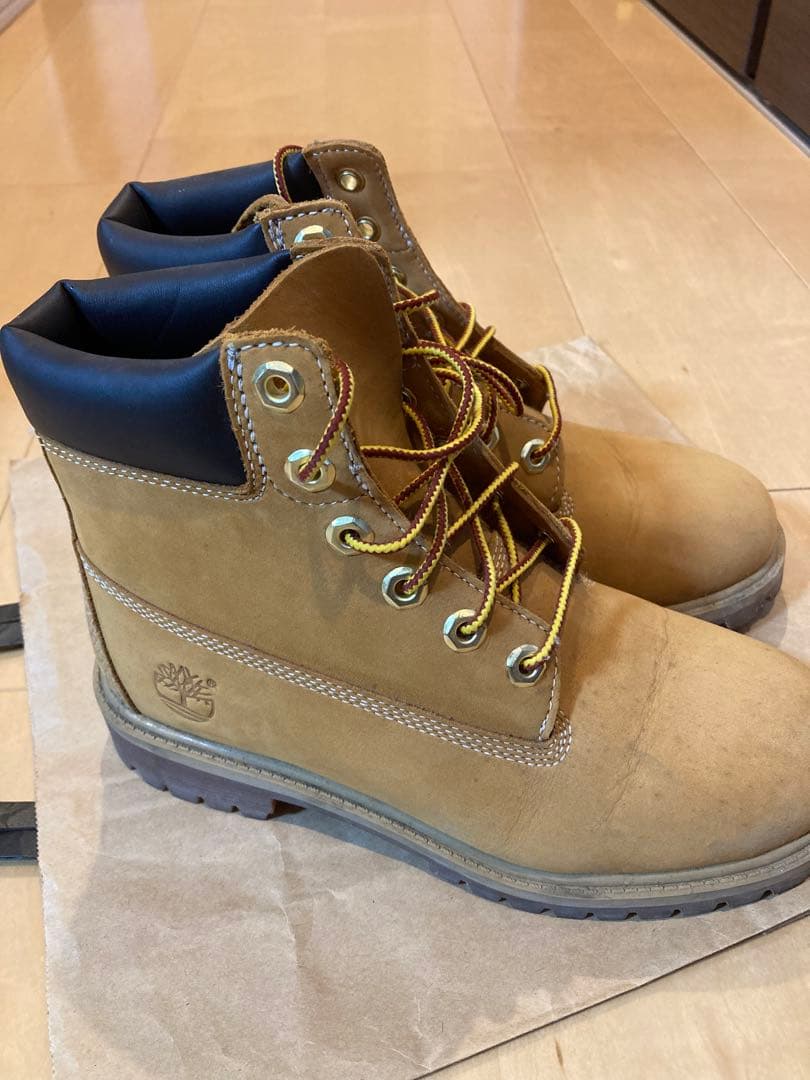 Timberland ベージュ ワークブーツ