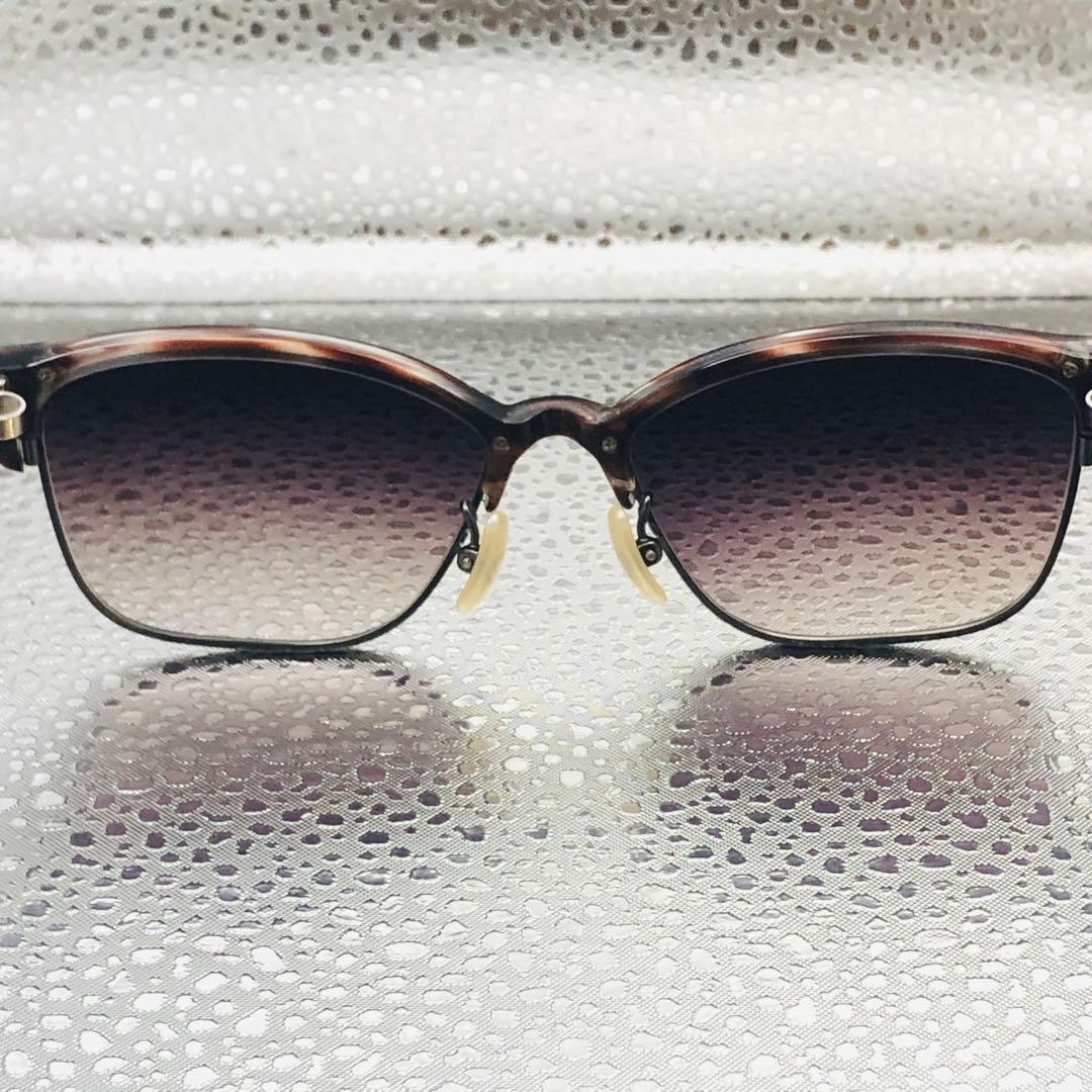 【極美品】999.9 feelsun F-03M サングラス べっ甲 ブラウン
