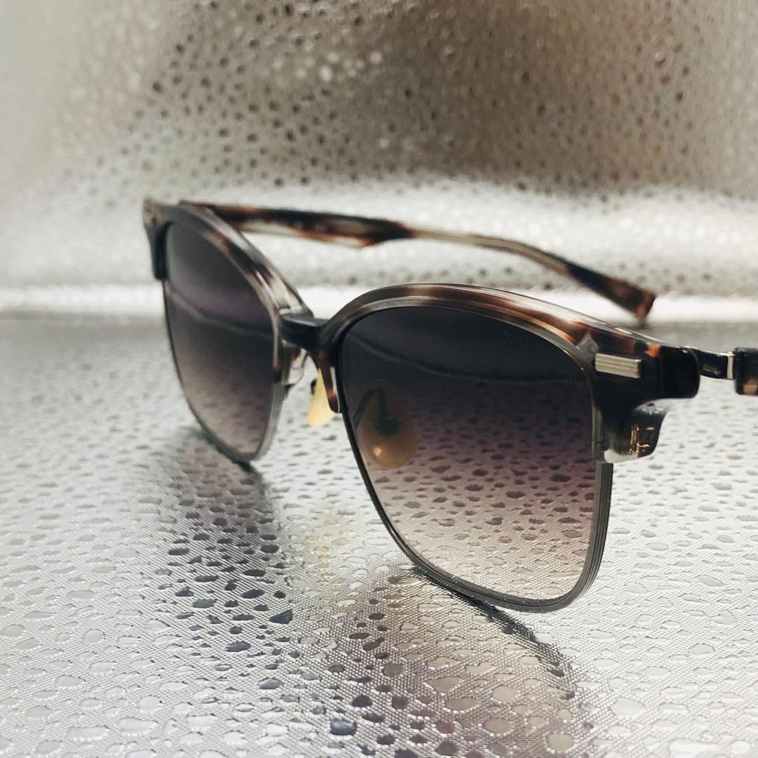 【極美品】999.9 feelsun F-03M サングラス べっ甲 ブラウン