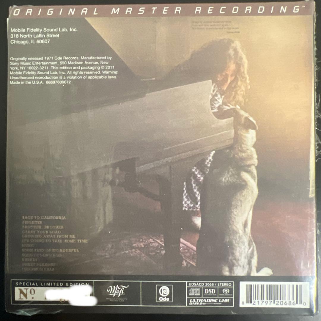 洋楽 Carole King Music Mobile Fidelity SACD