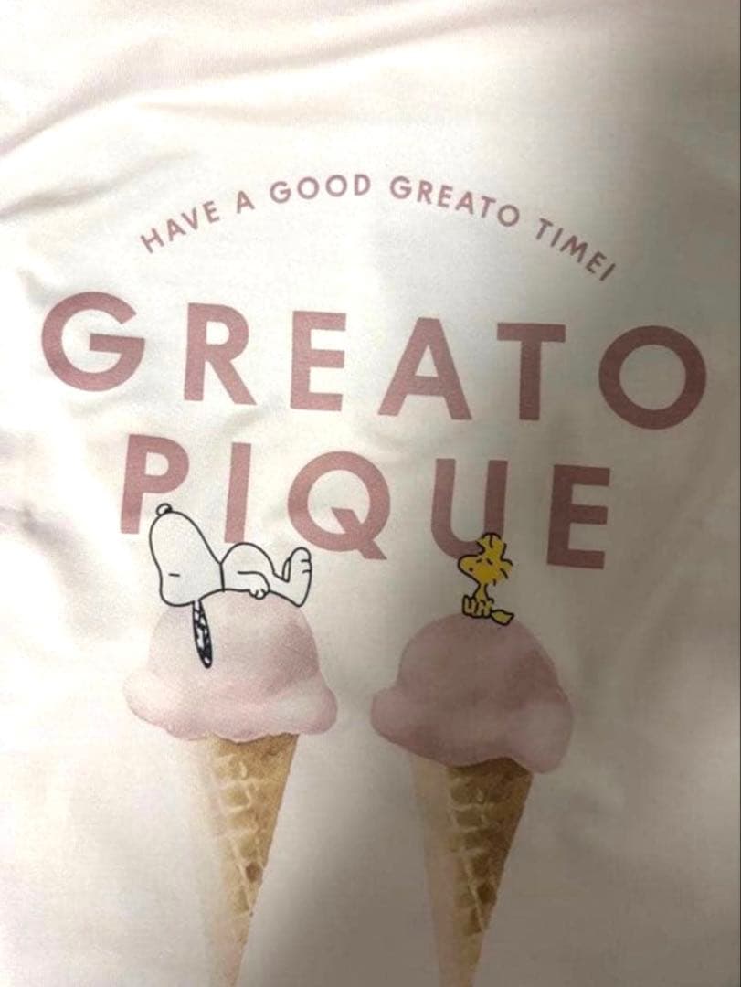 【ジェラピケ】アイスクリーム　 スヌーピー　新品　ピンク　上下セット パジャマ