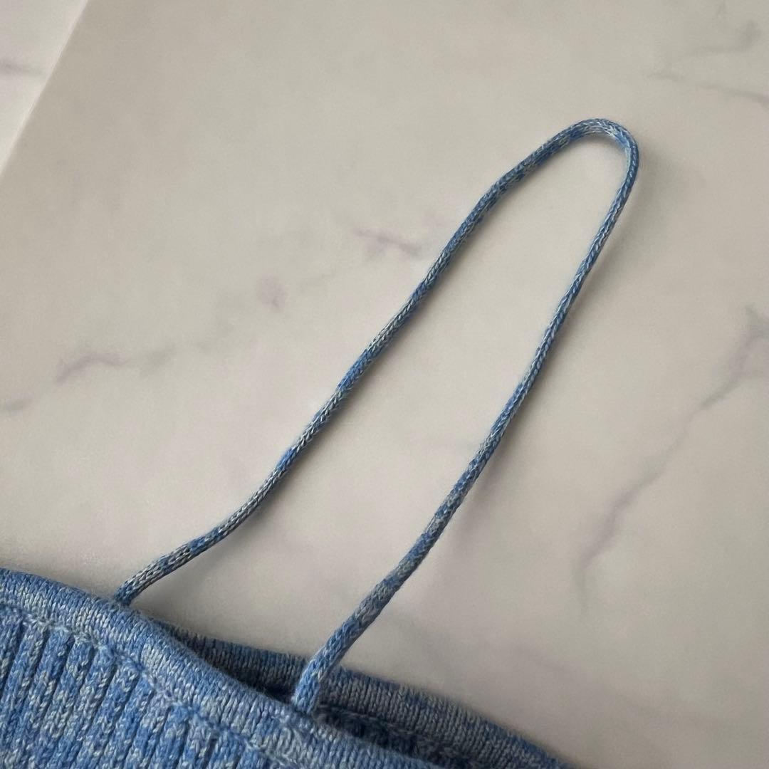 未使用タグ付 Mediam 24SS Knit Bare Camisole
