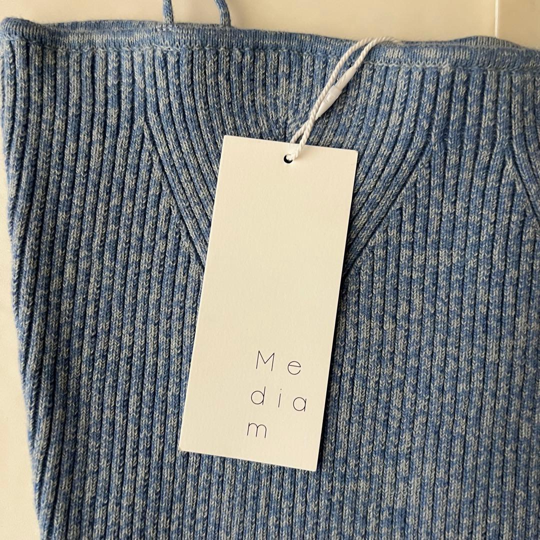 未使用タグ付 Mediam 24SS Knit Bare Camisole