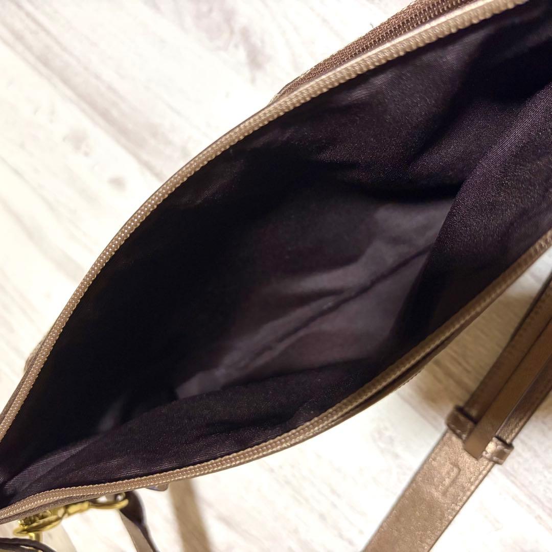 COACH コーチ ブラウン ボディバッグ ショルダーバッグ