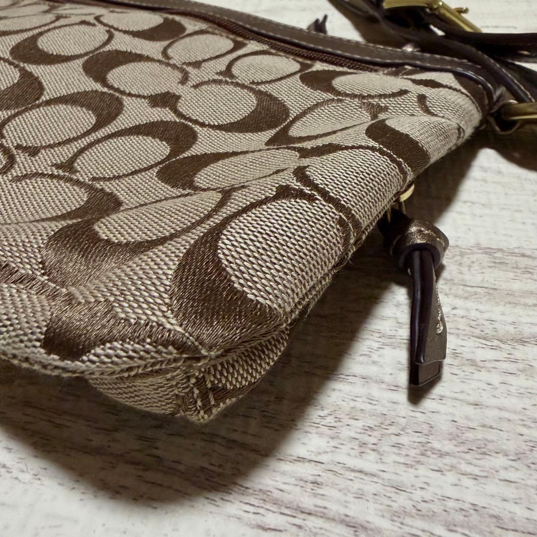 COACH コーチ ブラウン ボディバッグ ショルダーバッグ