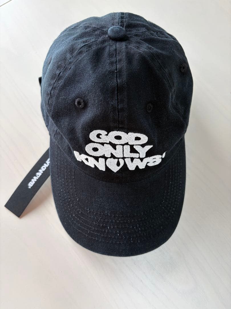 【新品 未使用】希少 岩田剛典GOD ONLY KNOWS 黒キャップ