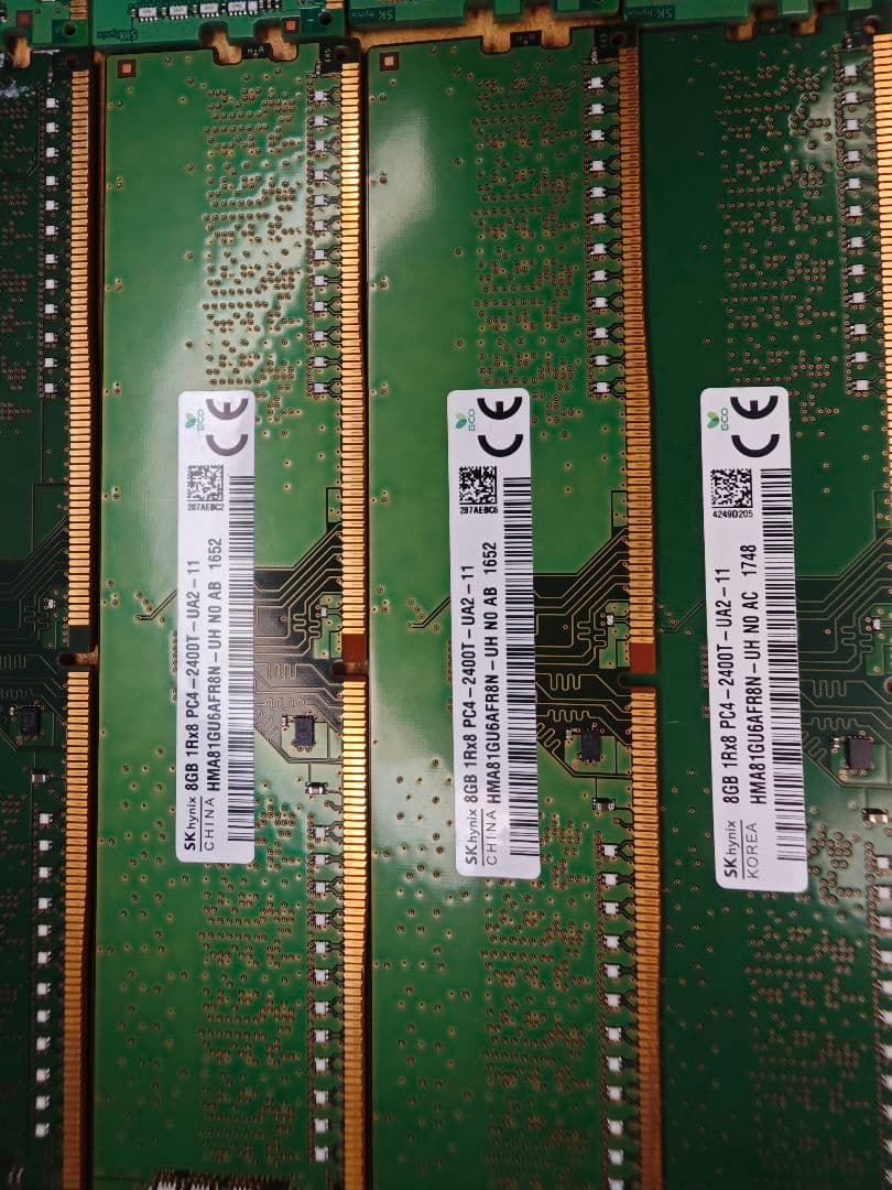 食*当様 DDR4 8GB メモリ 12枚セット