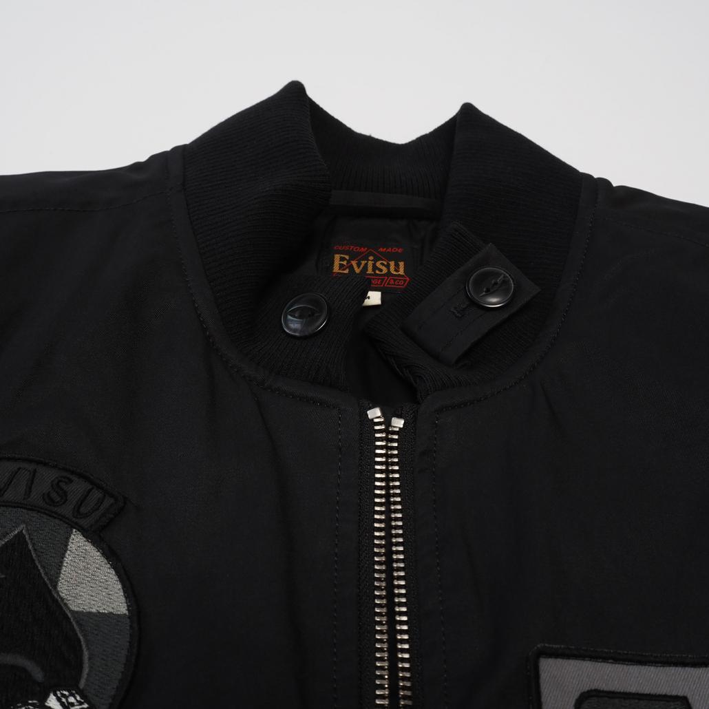 25年最新モデル タグ付き未使用 EVISU ビッグカモメボンバージャケット