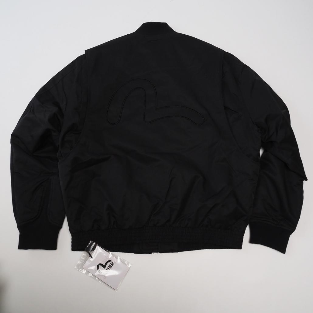 25年最新モデル タグ付き未使用 EVISU ビッグカモメボンバージャケット