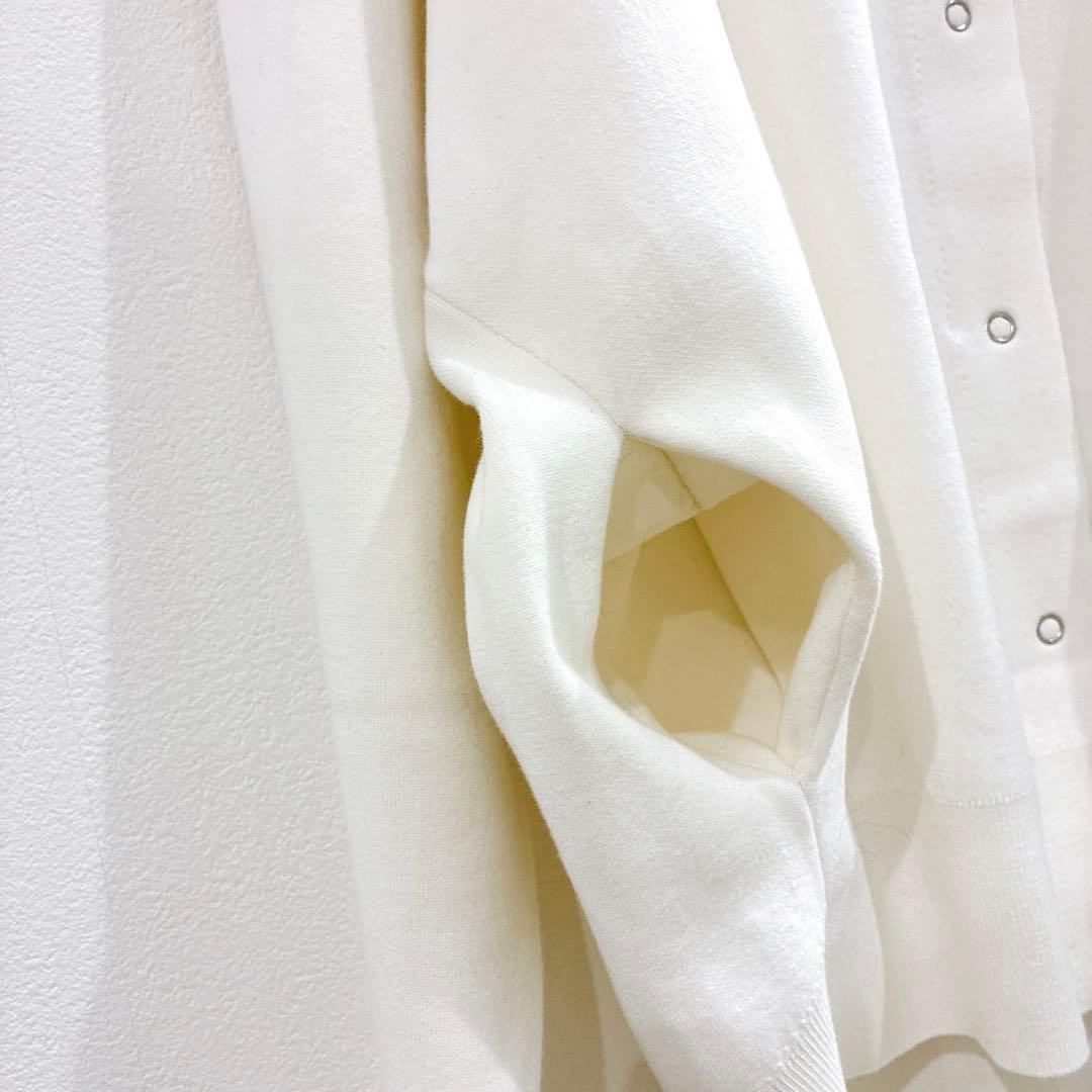 極美品】VERMEIL par iena Wフェイスニットブルゾン カーディガン