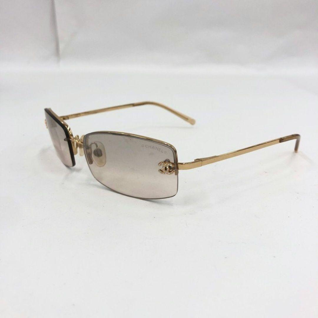 CHANELシャネル ハーフリムレスサングラス　4093-B　c.125/8Z