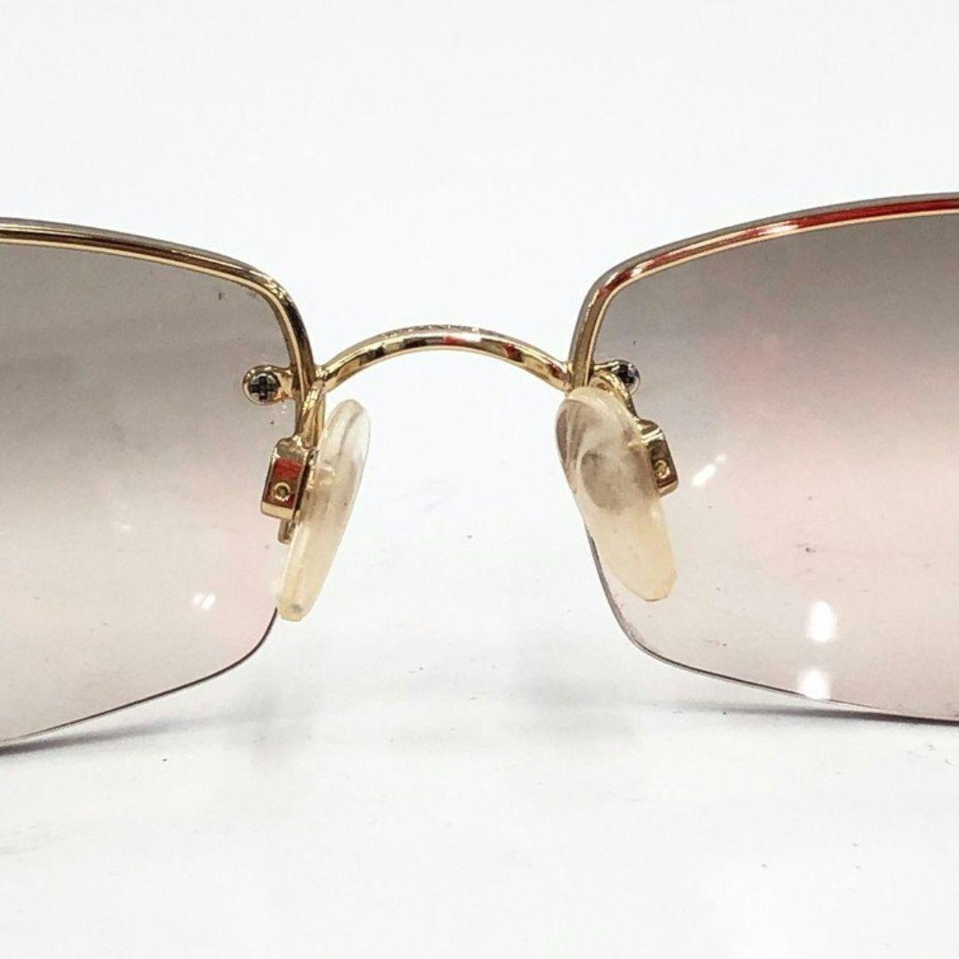 CHANELシャネル ハーフリムレスサングラス　4093-B　c.125/8Z