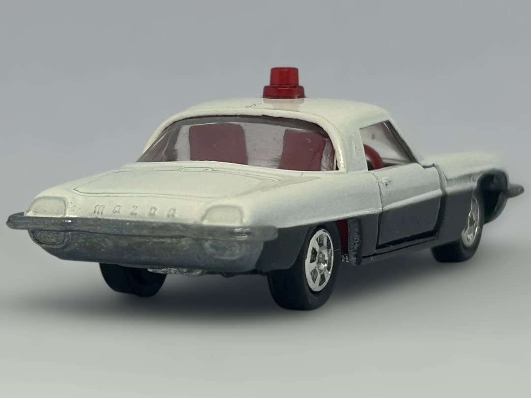 トミカ No.45 マツダ コスモ パトロールカー 日本製 黒箱 色指定箱