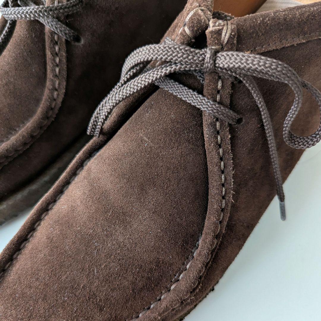 Padmore&Barnes P404 スエード UK6 ダークブラウン