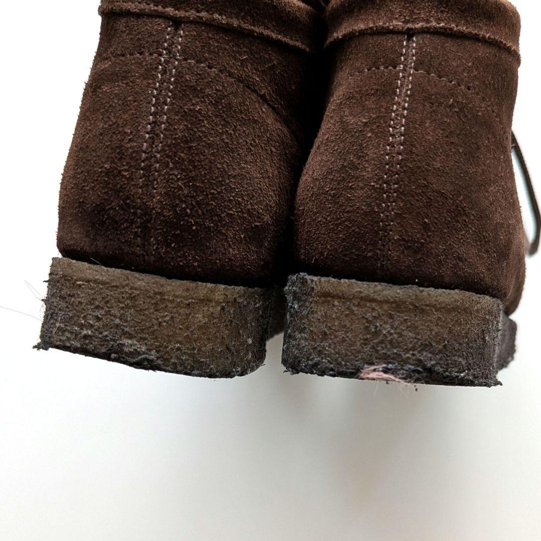 Padmore&Barnes P404 スエード UK6 ダークブラウン