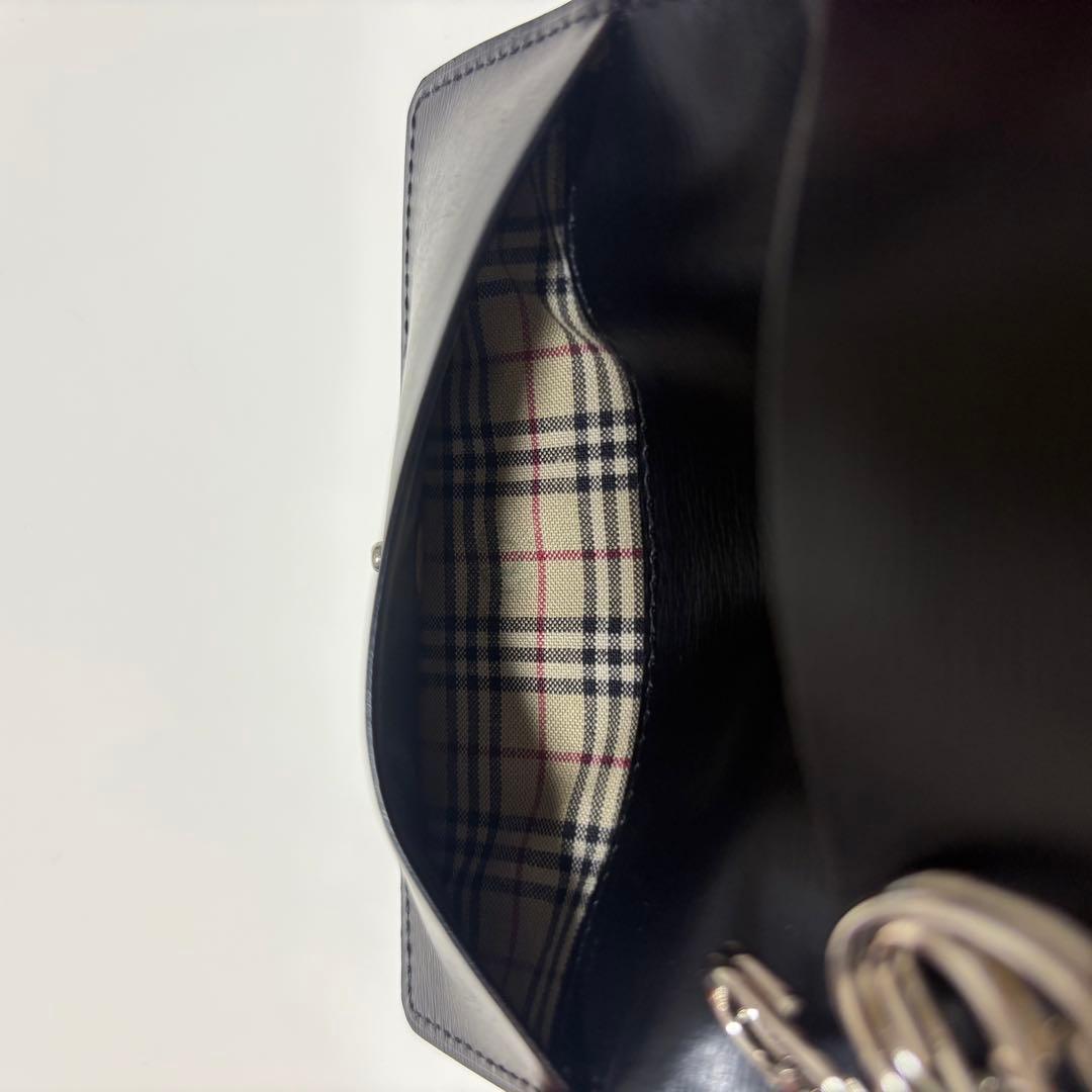 BURBERRY バーバリー 5連キーケース ブラック