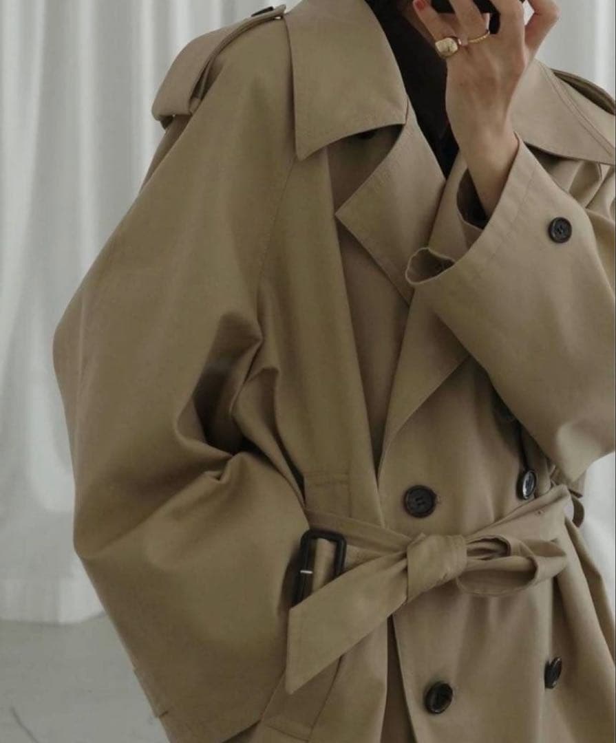 CLANE SHORT TRENCH COATサイズ2