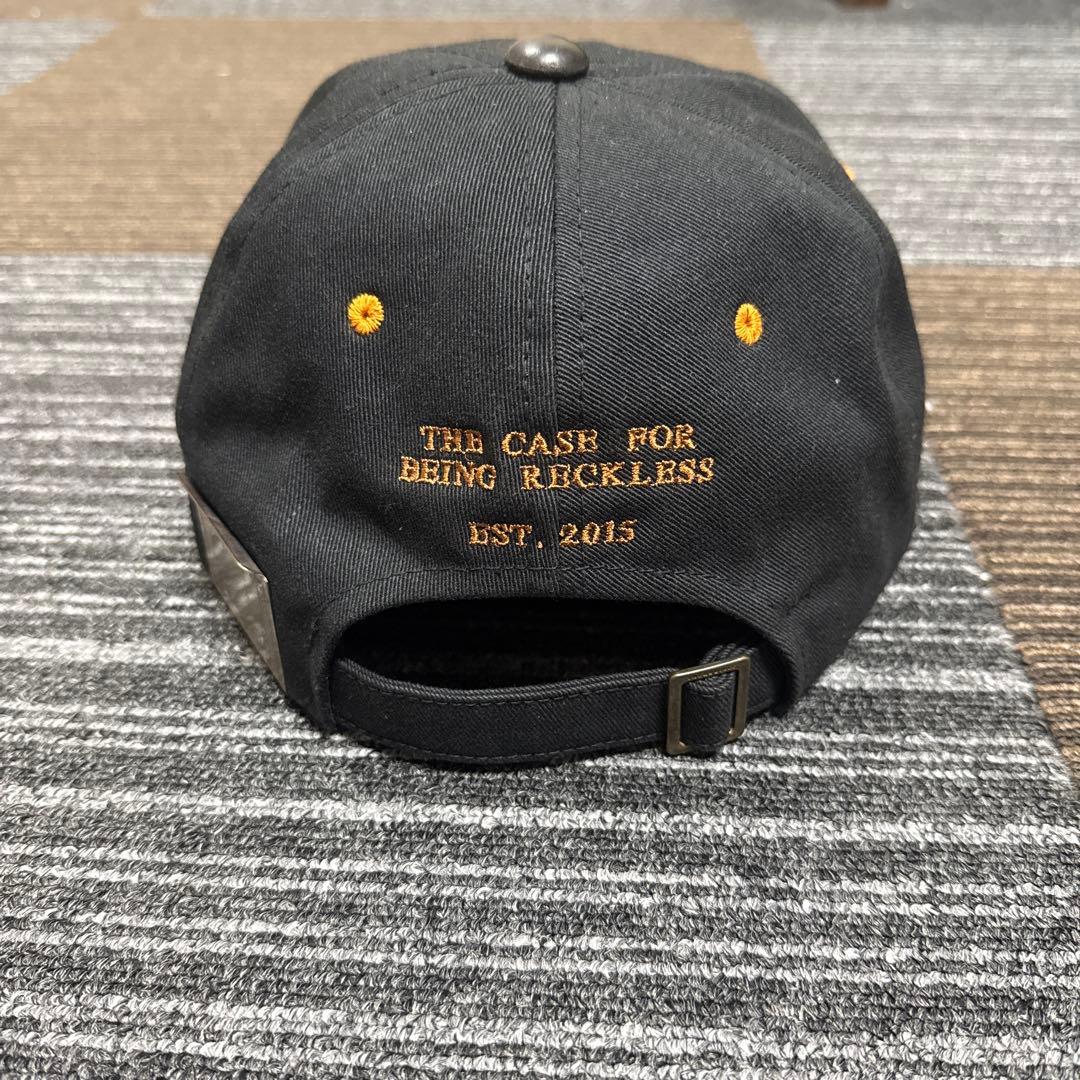 THE H.W.DOG&CO. ベースボールキャップ　ブラック本革