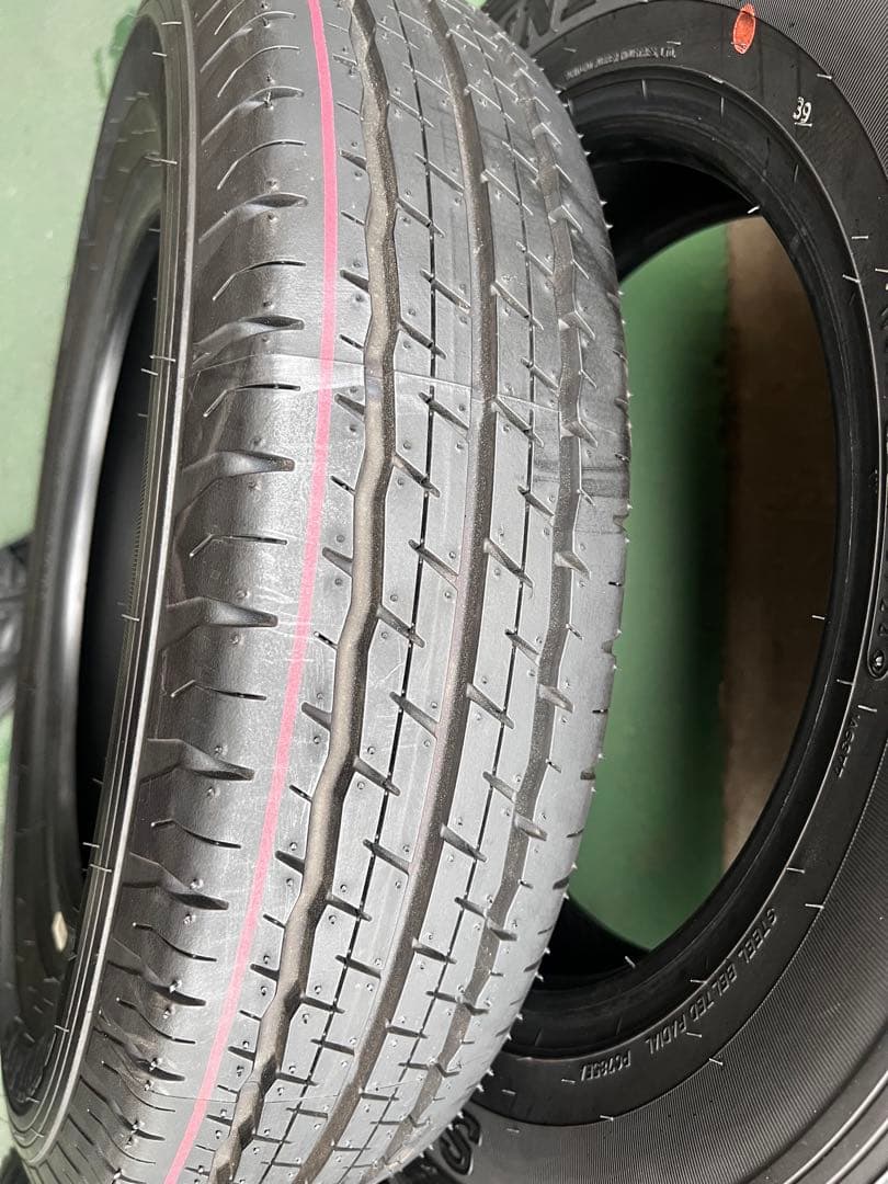 【新車外し：純正タイヤ】155/80R14 88/86N 4本 プロボックス