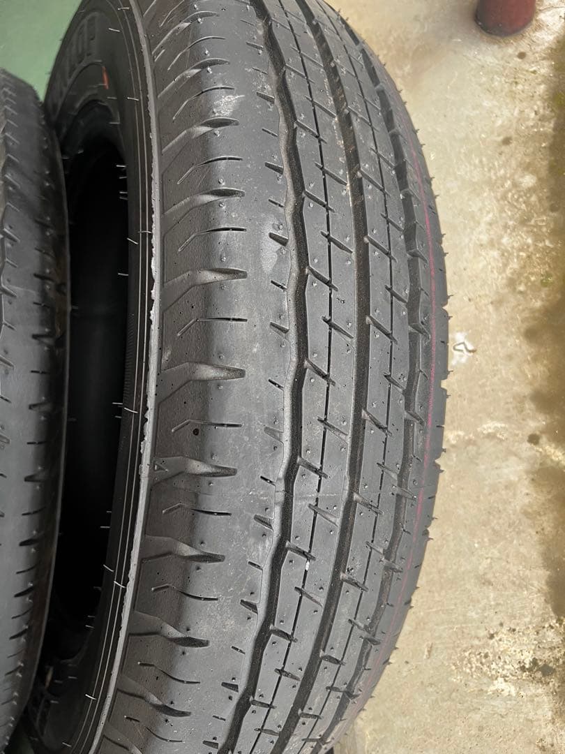 【新車外し：純正タイヤ】155/80R14 88/86N 4本 プロボックス