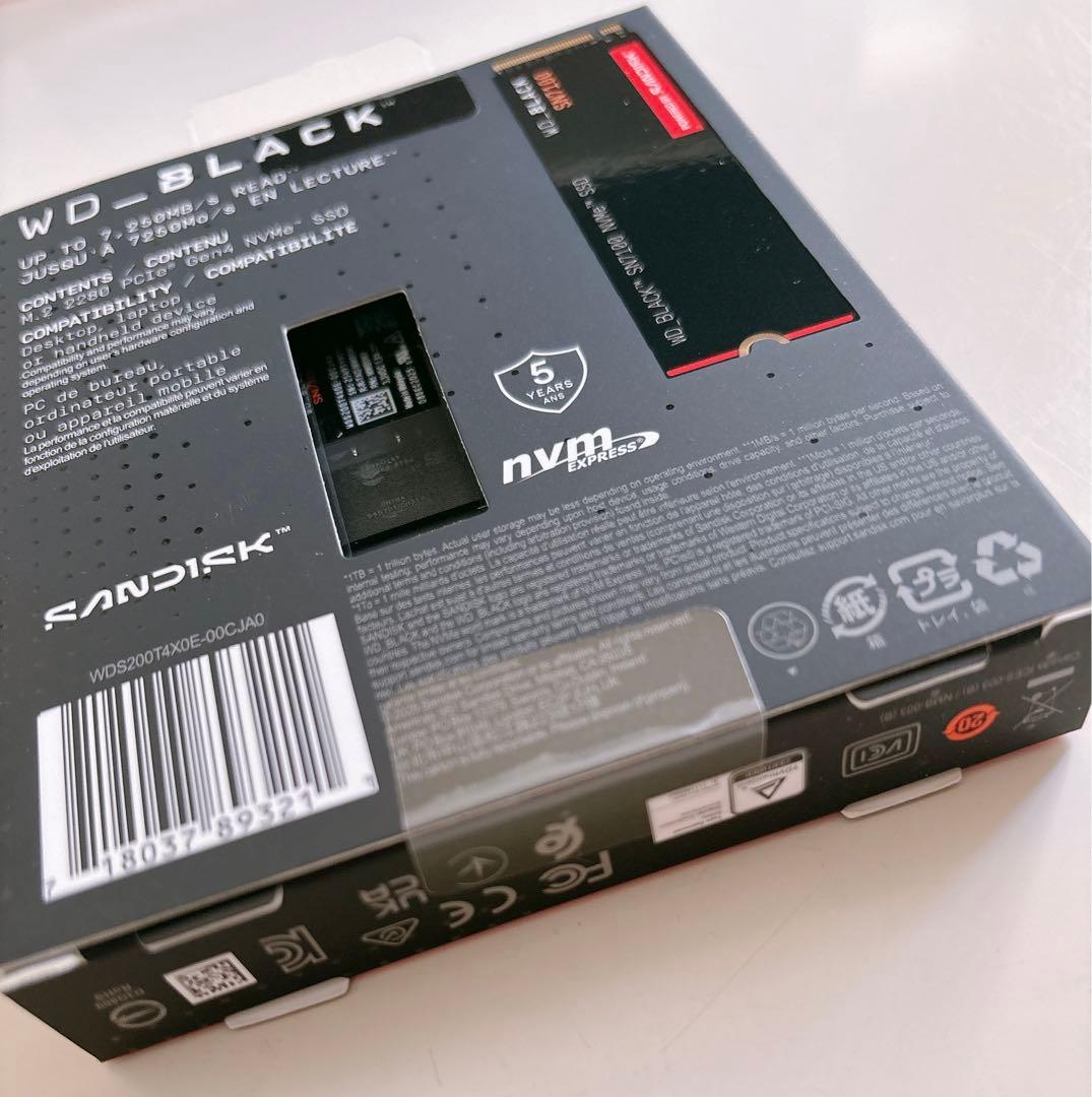 内蔵型SSD WD_BLACK SN7100 2TB SSD M.2 2280
