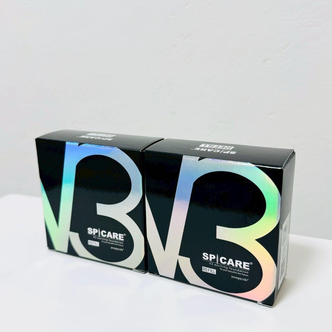 スピケアV3エキサイティングファンデーション★詰替×2個★ 正規品 ロット番号付
