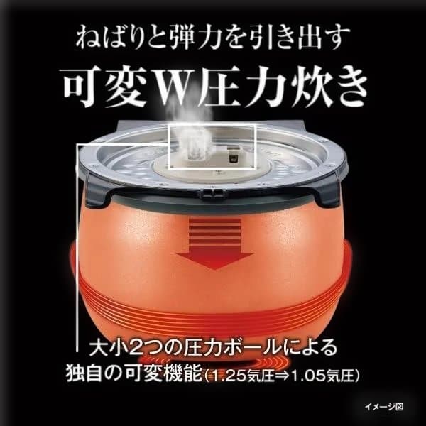 タイガー圧力IHジャー炊飯器 5.5合
