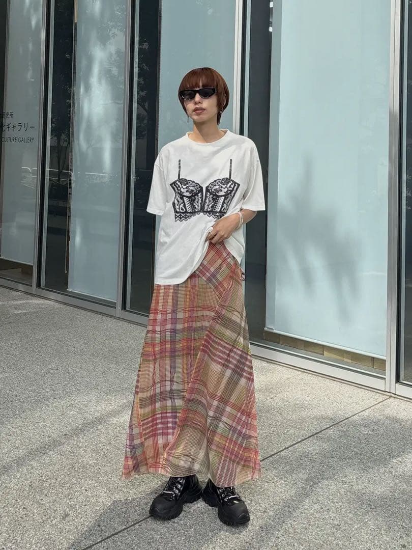 AMERI MEDI LINGERIE TROMPE L`OEILTEEホワイト