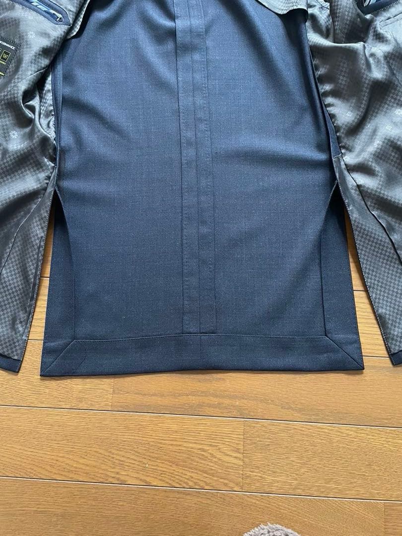 【極美品】LLサイズORIHICAストレッチネイビー スーツ⭐️4523⭐️