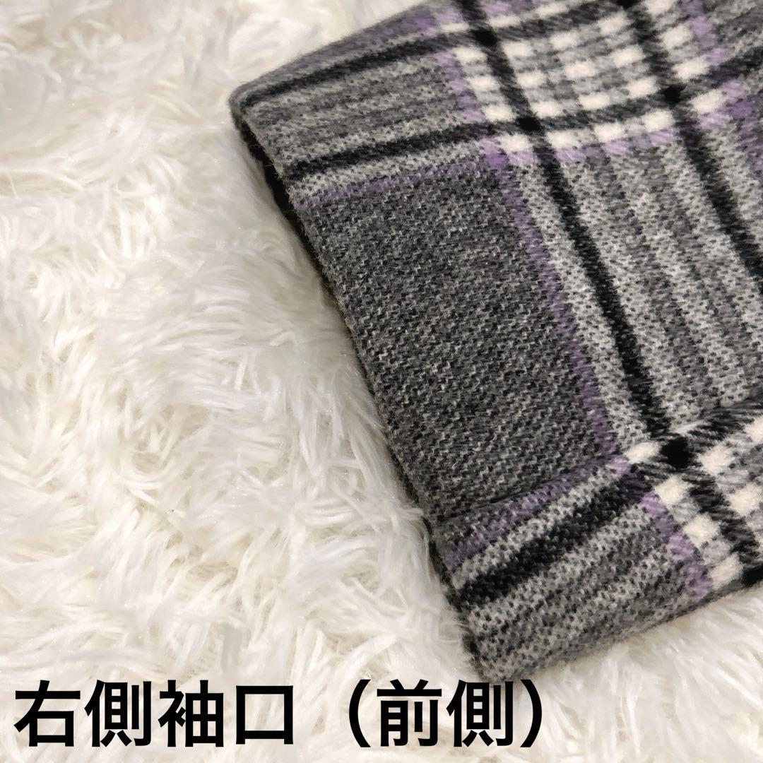 ✨極美品✨LE CIEL BLEU ウール100%チェスターコート チェック36