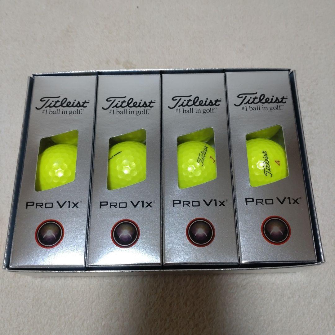 タイトリスト　PRO V1X イエロー