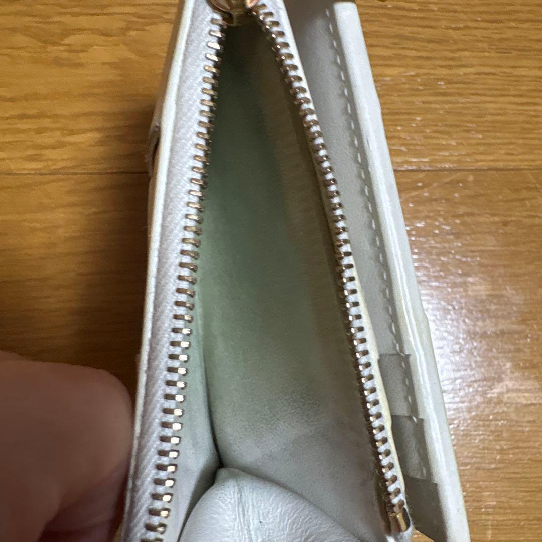 BOTTEGA VENETA ホワイト 白 二つ折り財布