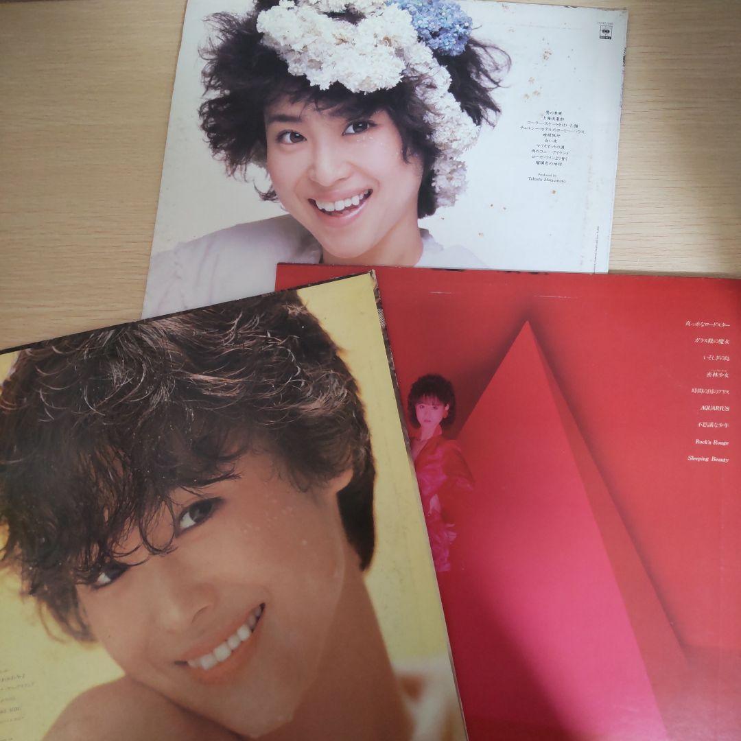 松田聖子LP３枚セット売り