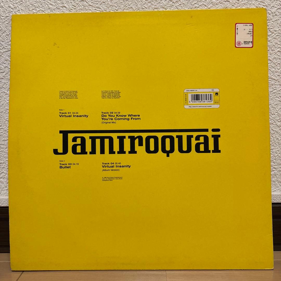 UKオリジナル盤 Jamiroquai Virtual Insanity LP