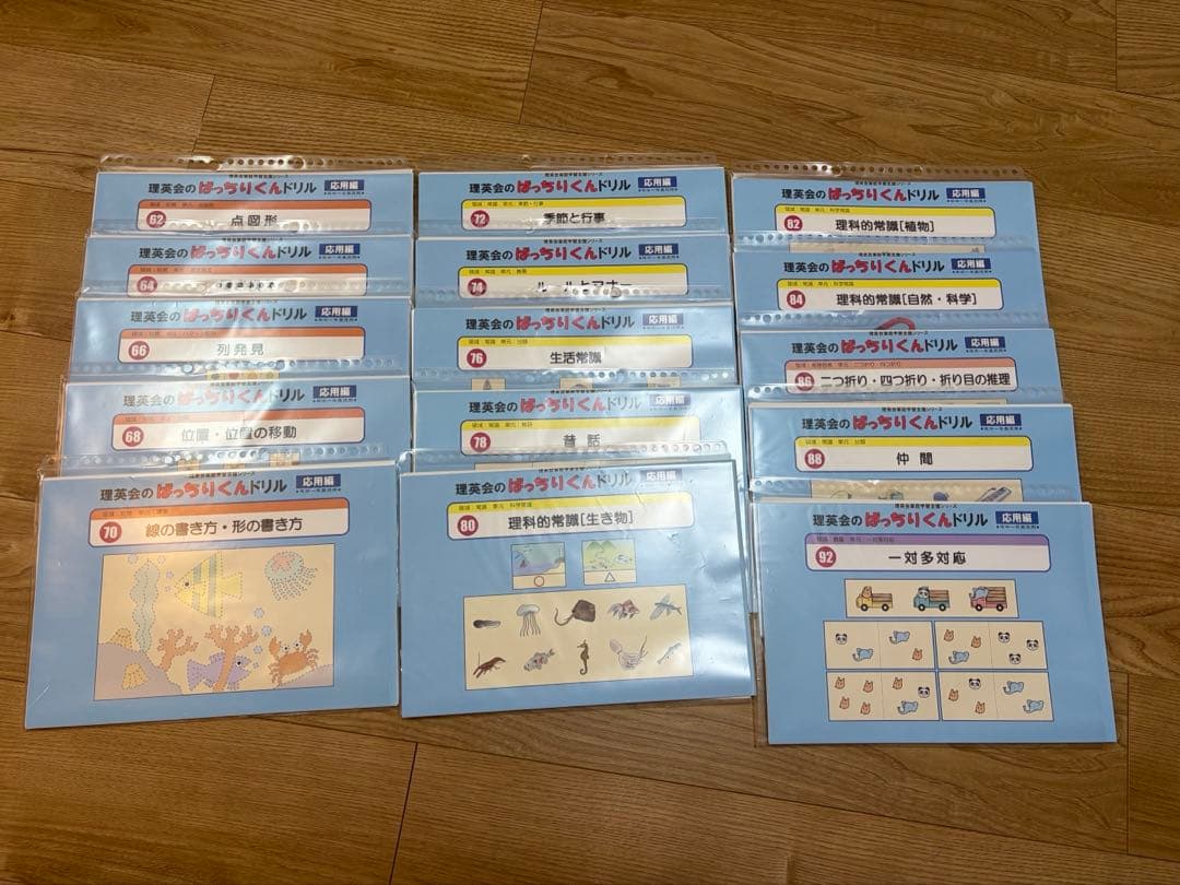 【理英会】ばっちりくんドリル（応用編）55冊セット